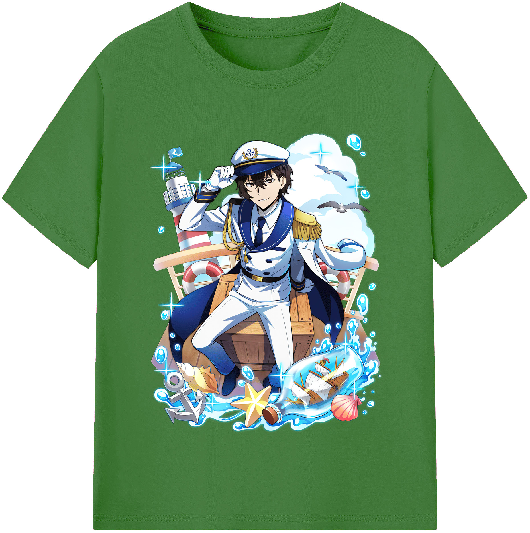 （画像用） 文豪ストレイドッグス Bungo Stray Dogs レディースカジュアルプリントTシャツ（綿100％）